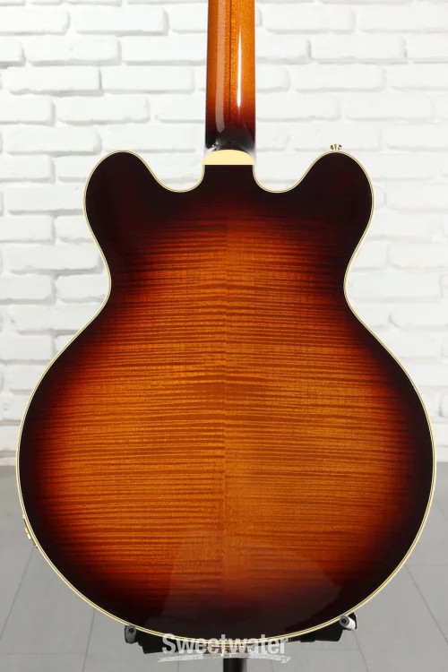 Gretsch Broadkaster LX Figured Semi-hollowbody Electric Guitar – Havana Burst