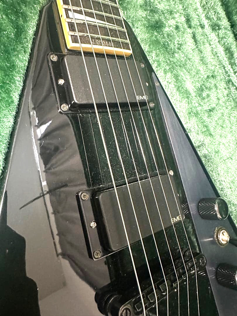 Jackson Randy Rhoads V Black EMG Neck-Through Vintage Rare Guitar 1993 MIJ Japan