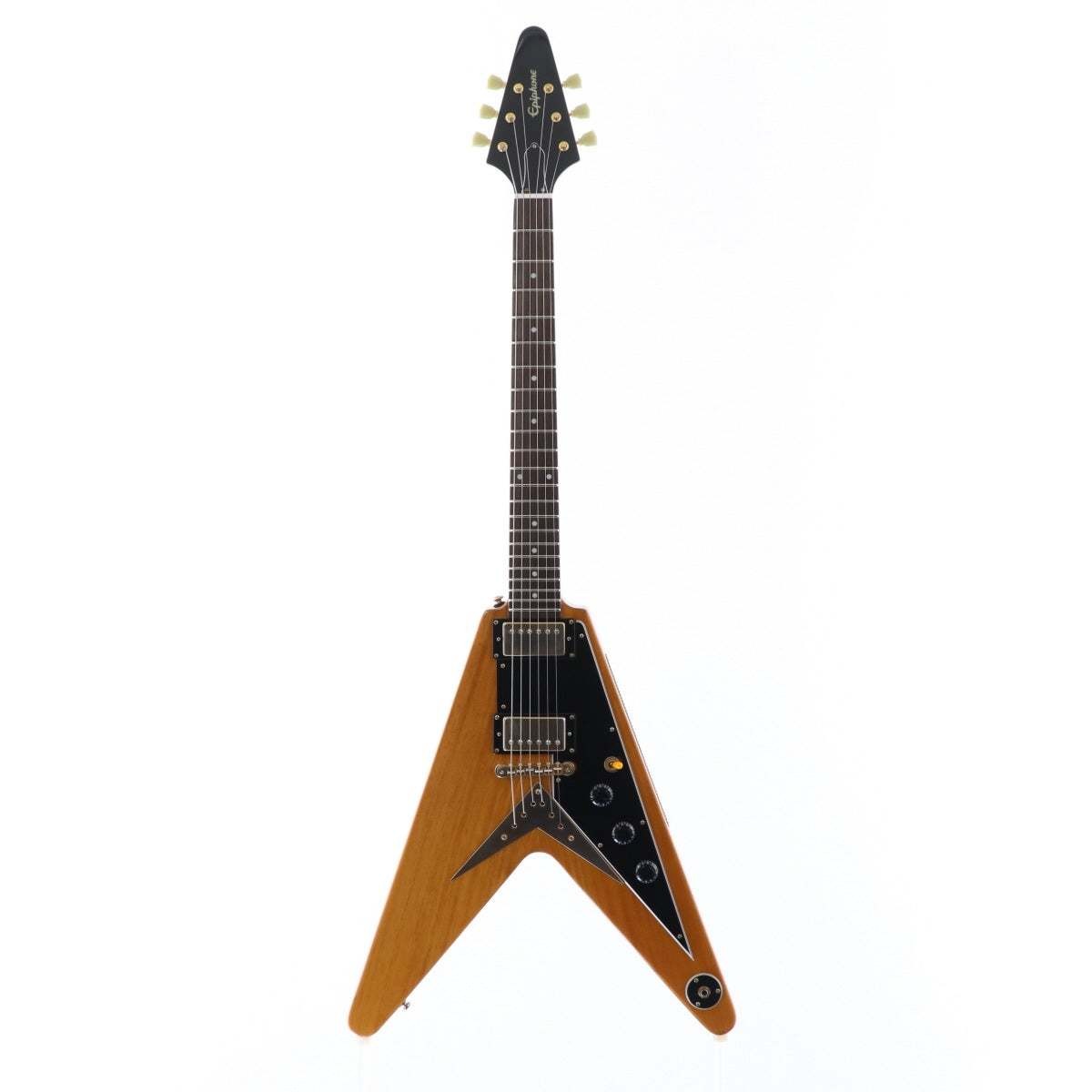 Epiphone 1958 Korina Flying V 2016 Korina Top and Back Mahogany Body