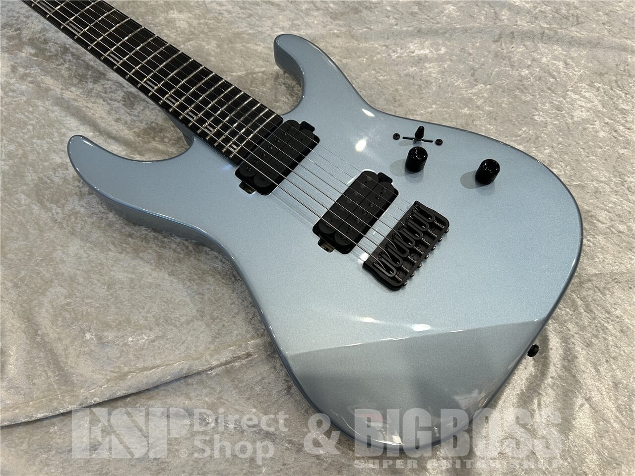 Edwards E-M-II-7 Ice Blue Metallic Used Electric Bass Guitar