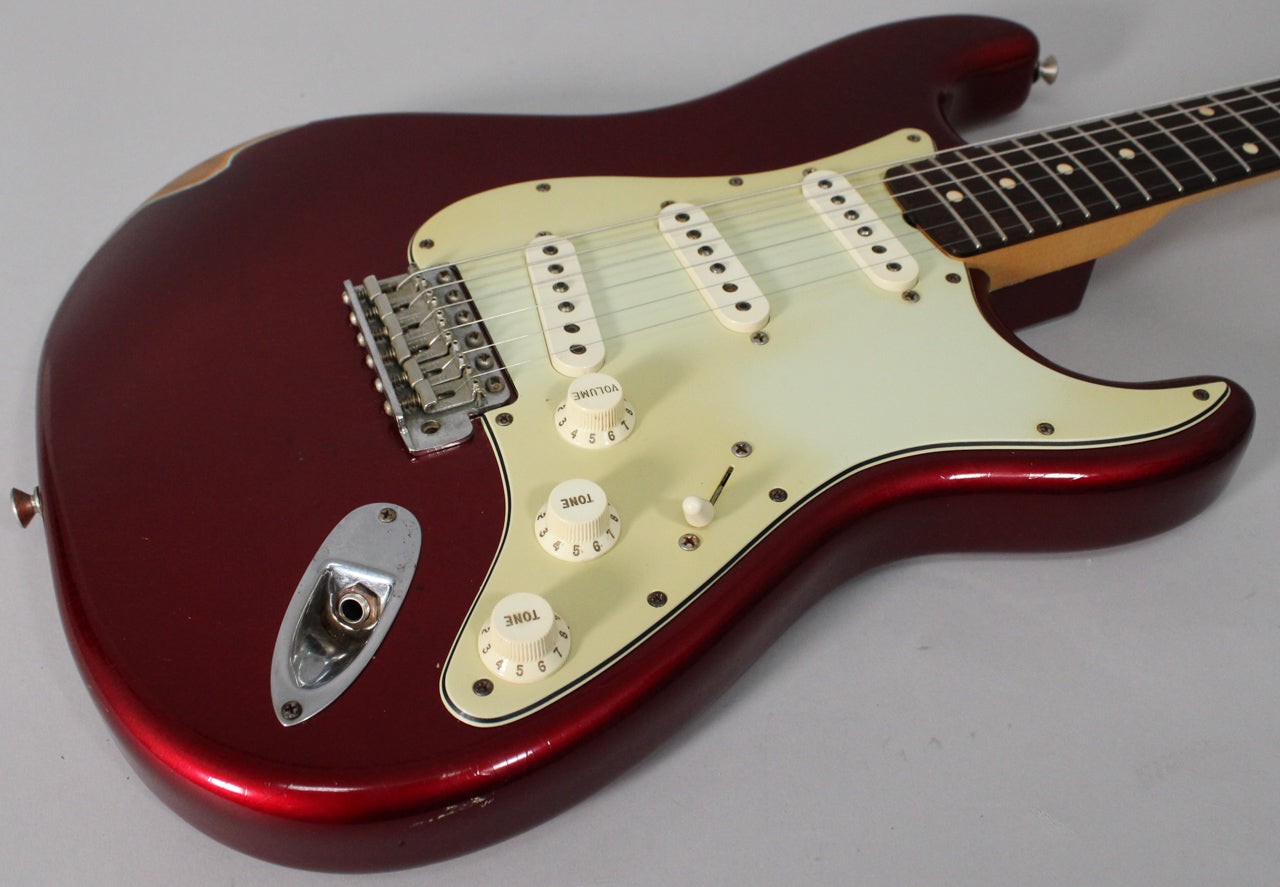 2002 Fender Custom Shop 1960 Stratocaster Candy Apple Red Relic w/OHSC
