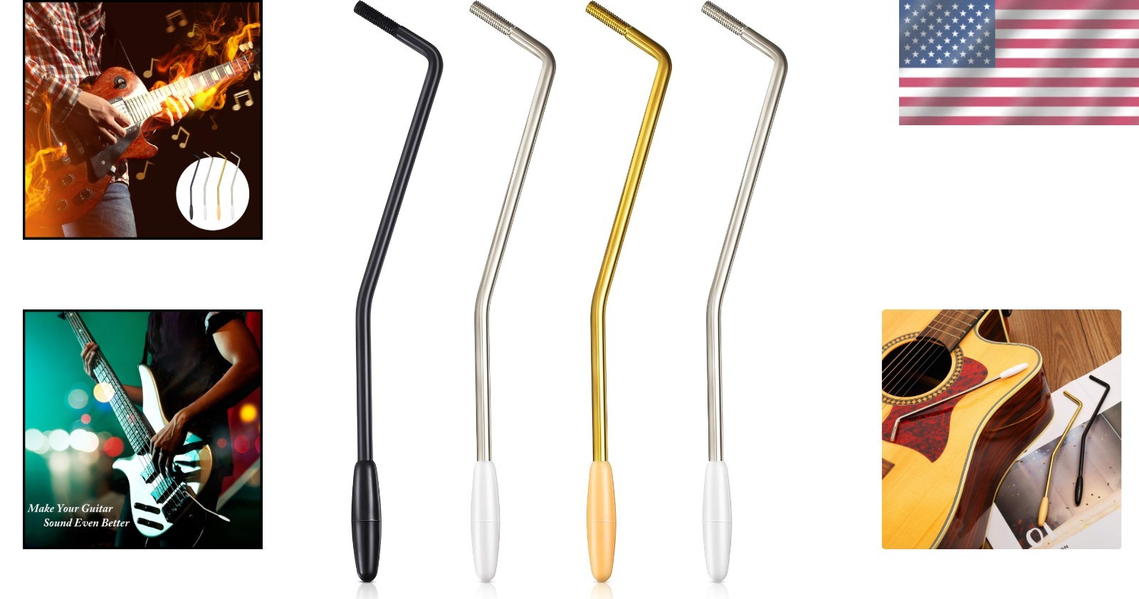 Durable 6mm Electric Guitar Tremolo Arm Set – Enhance Your Sound Effortlessly