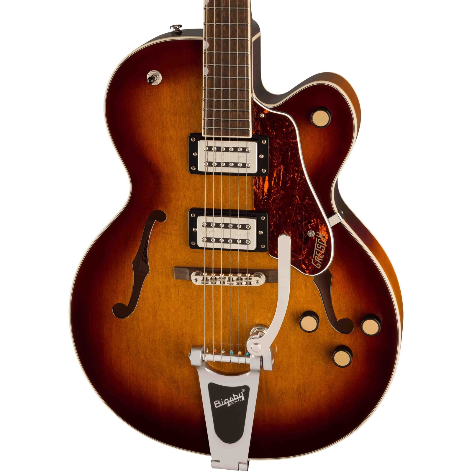 Gretsch G2420T Streamliner Hollow Body Electric Guitar w/ Bigsby – Havana Burst