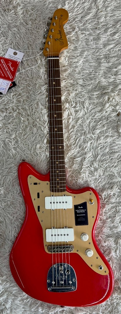 Fender Vintera II Road Worn ’50s Jazzmaster, Rosewood Fingerboard, Fiesta Red