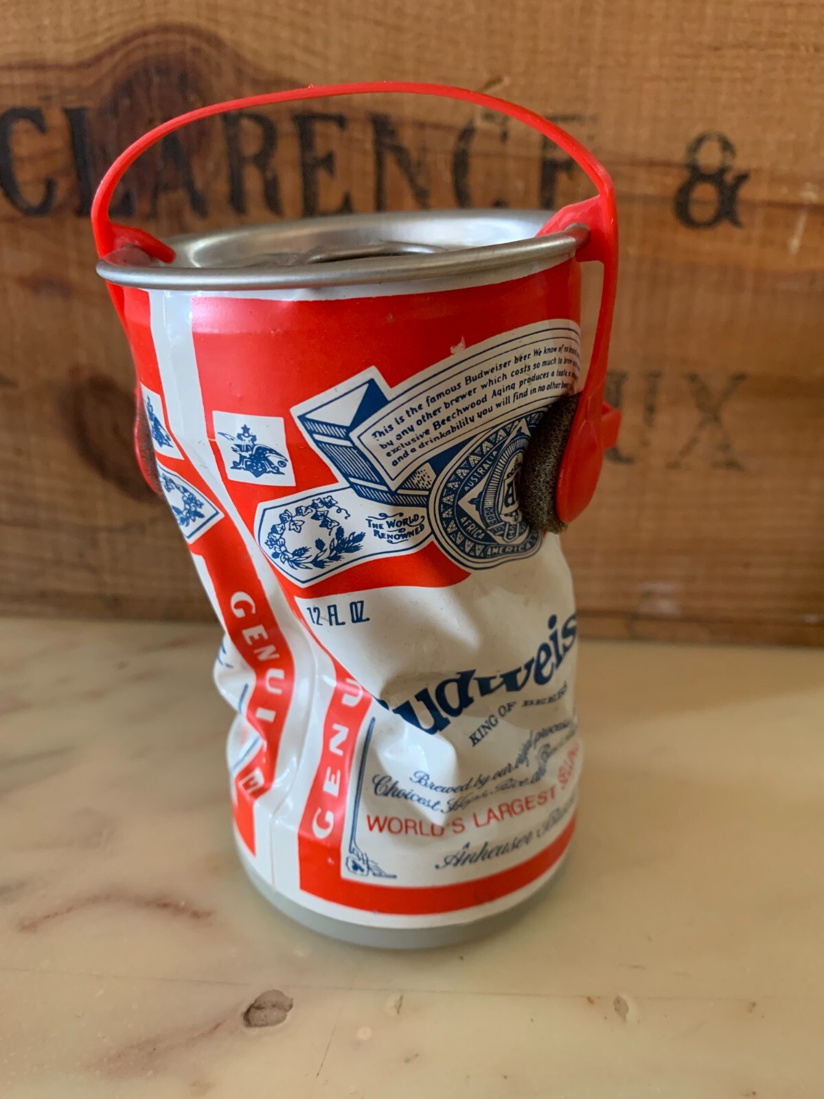 VINTAGE GADGET TOY BEER BUDWEISER CAN DANCING 1980s WORKING