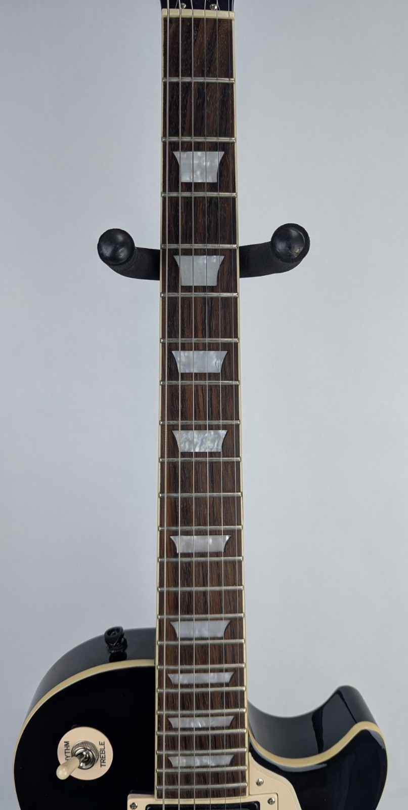 2011 Epiphone Les Paul Standard – Black – W/Custom Pick Ups and Knobs