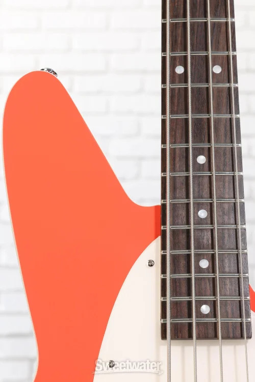 Reverend Mercalli 4-string Electric Bass Guitar – Feisty Red with Rosewood
