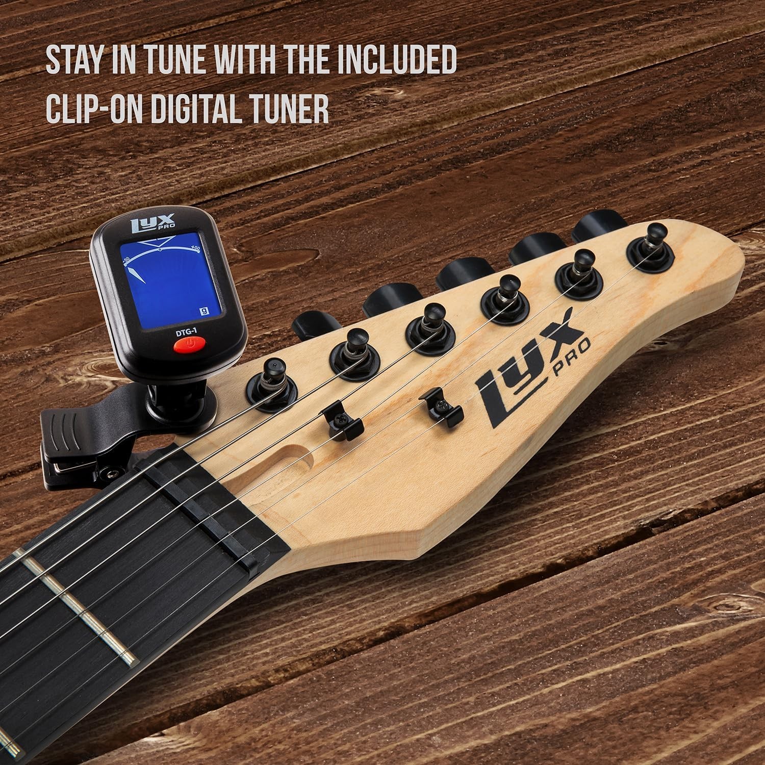 Sunburst Electric Guitar Starter Kit with 20W Amp & All Accessories Included