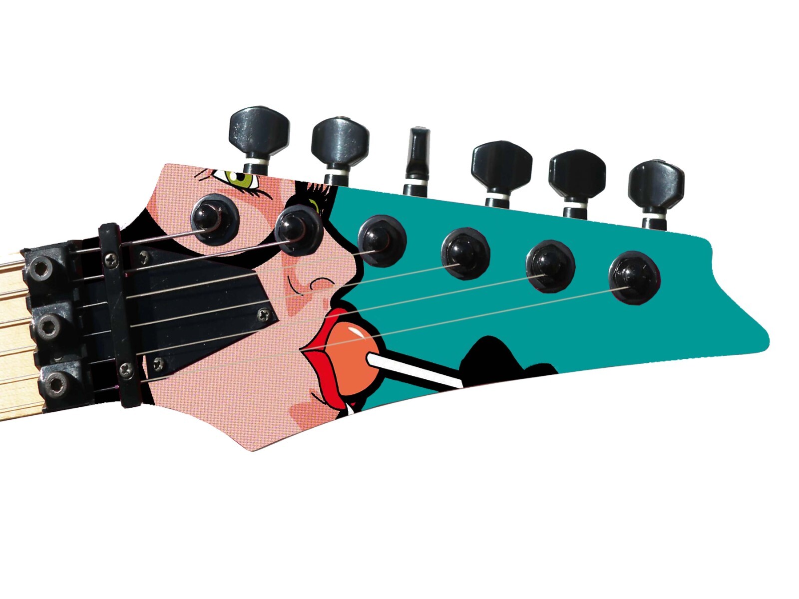 Guitar Skin Wrap Axe Re-Skin Pop Rock Copy Cat Groupie Girl – 1216