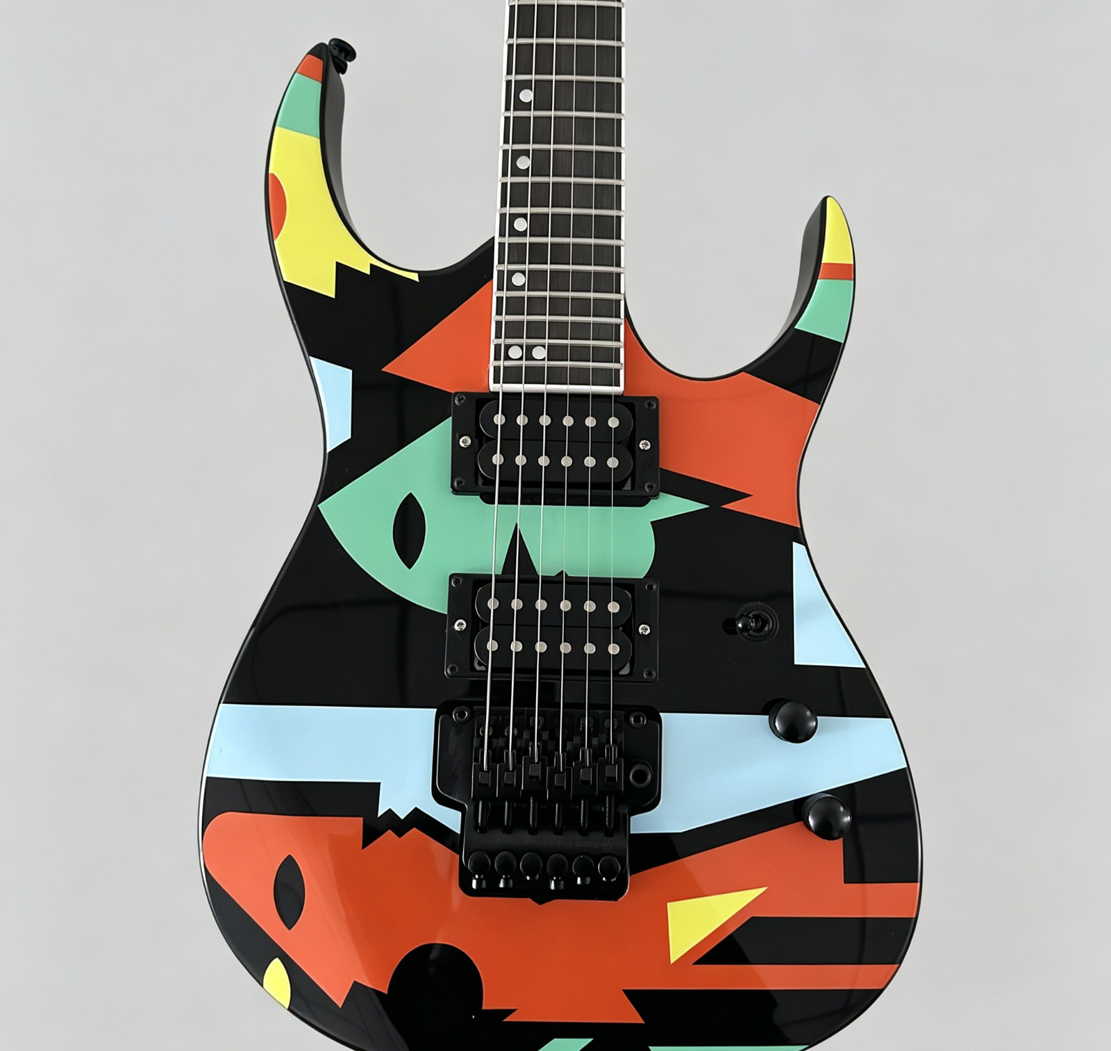 US STOCK JPM 100 John Electric Guitar Multi-Color Floyd Rose Tremolo 6 strings