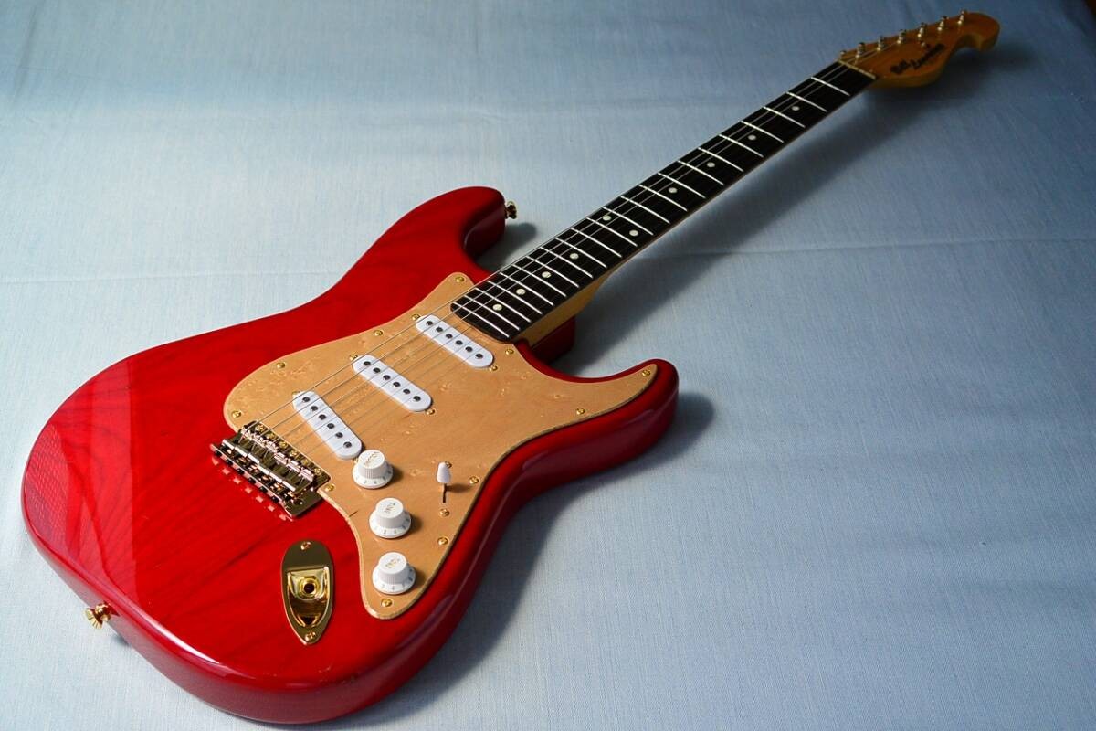 Electric Guitar Bill Lawrence BC2R-70G Made in Japan 1980s Natural Ash Modified