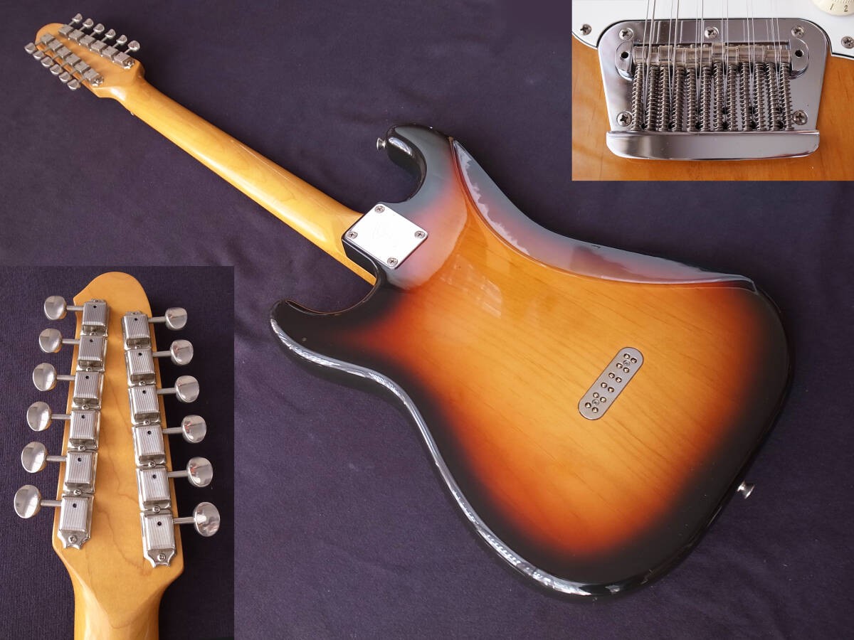 Electric Guitar Fender Stratocaster ST-XII 12 Strings Sunburst Made in Japan