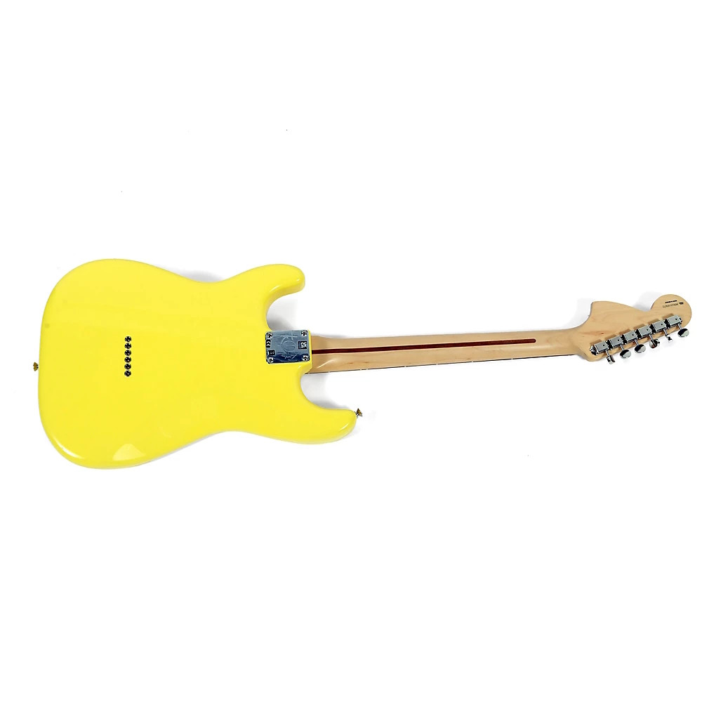 Fender Tom DeLonge Stratocaster Guitar Graffiti Yellow 197881450045 OB