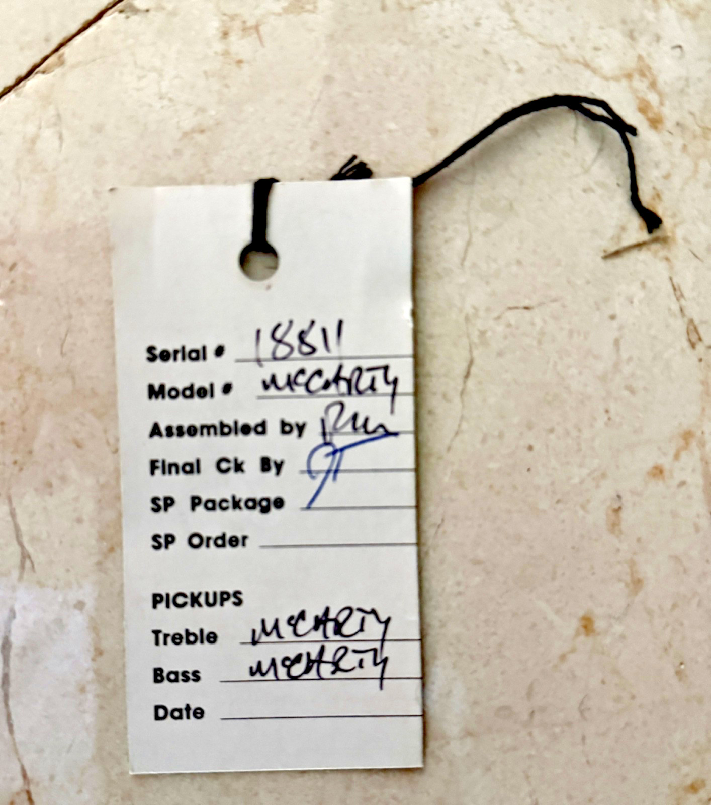 1994 PRS McCarty #39 of first 100 made, hand signed by Ted McCarty!