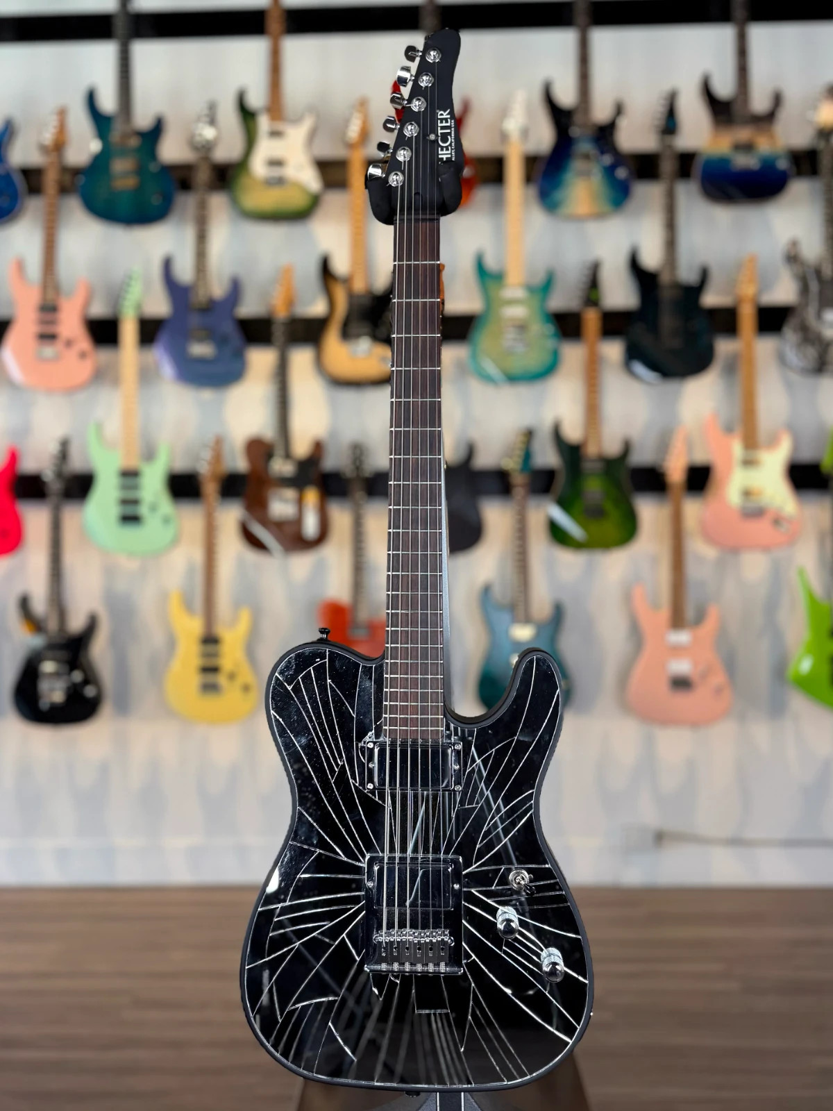 Schecter USA Masterworks PT – Cracked Mirror (1 of 1) – Custom Shop Telecaster