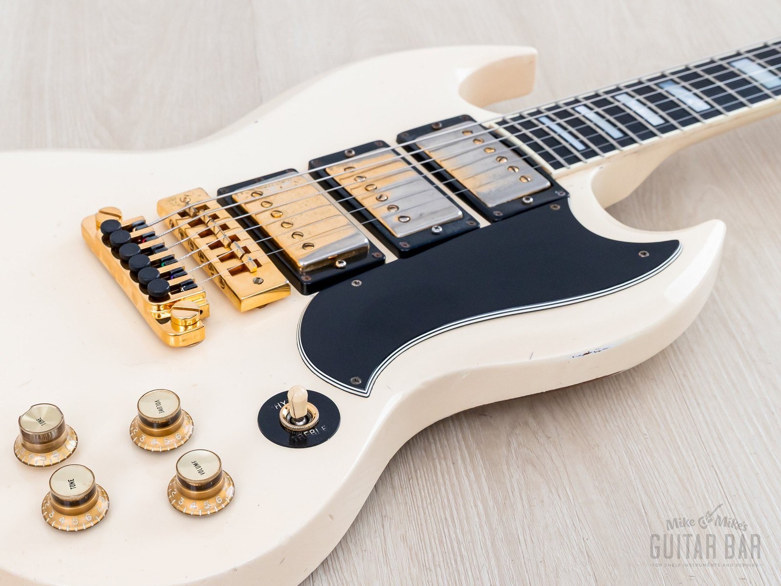 1978 Gibson SG Custom 3-Pickup Vintage Guitar Alpine White w/ T Tops, Case