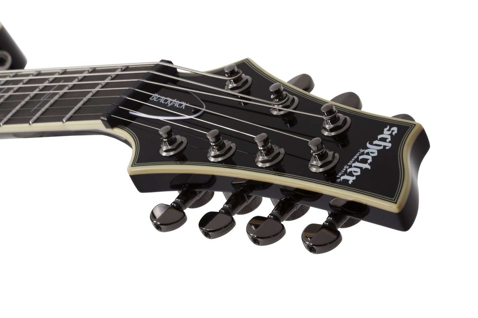 Schecter 2564 C-7 Blackjack Black Gloss Electric Guitar