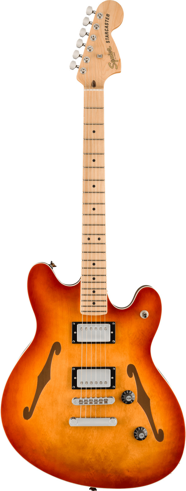Squier Affinity Series Starcaster Deluxe Sienna Sunburst