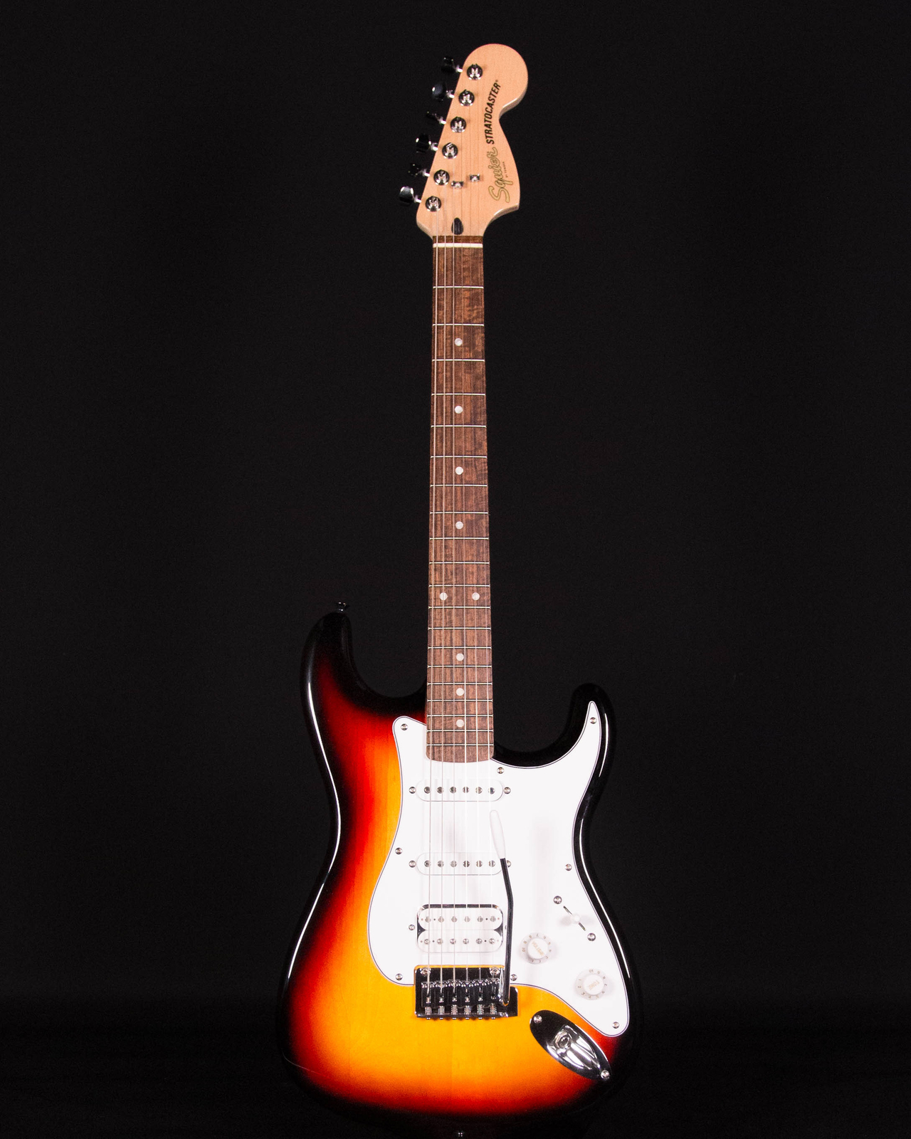 Squier Affinity Stratocaster Junior HSS, Laurel FB, 3-Color Sunburst