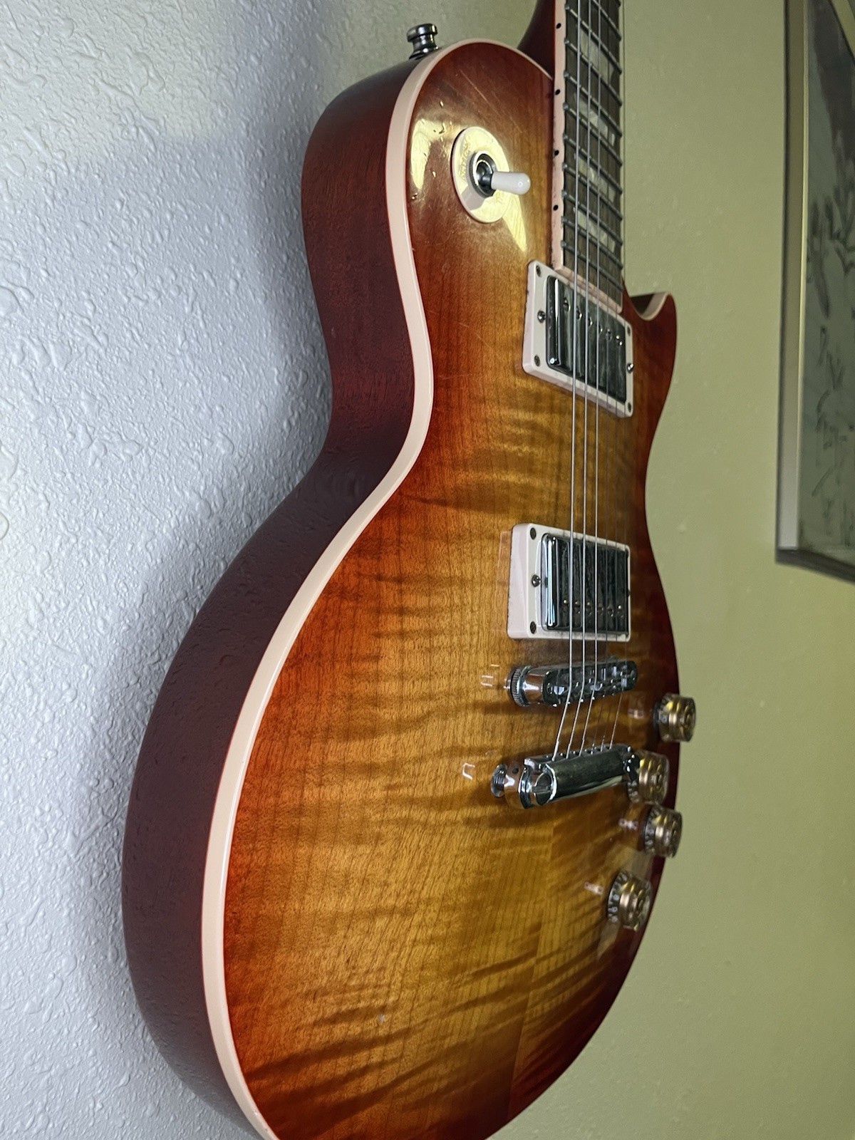 Gibson Les Paul Standard 2014 120th Anniversary Heritage Cherry Flame Top Guitar