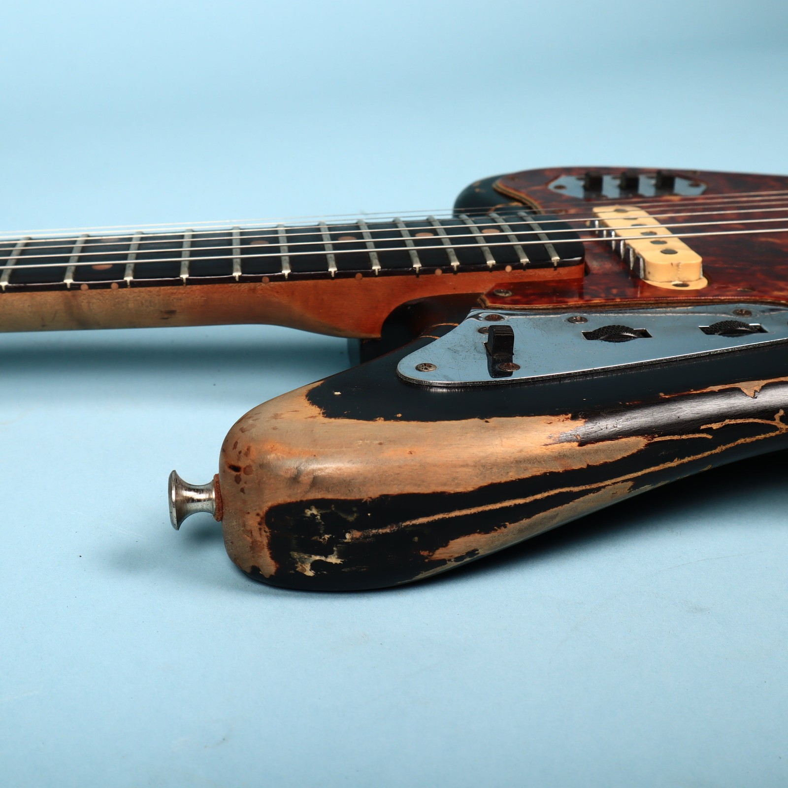 1963 Vintage Fender Jaguar Black Relic Electric Guitar