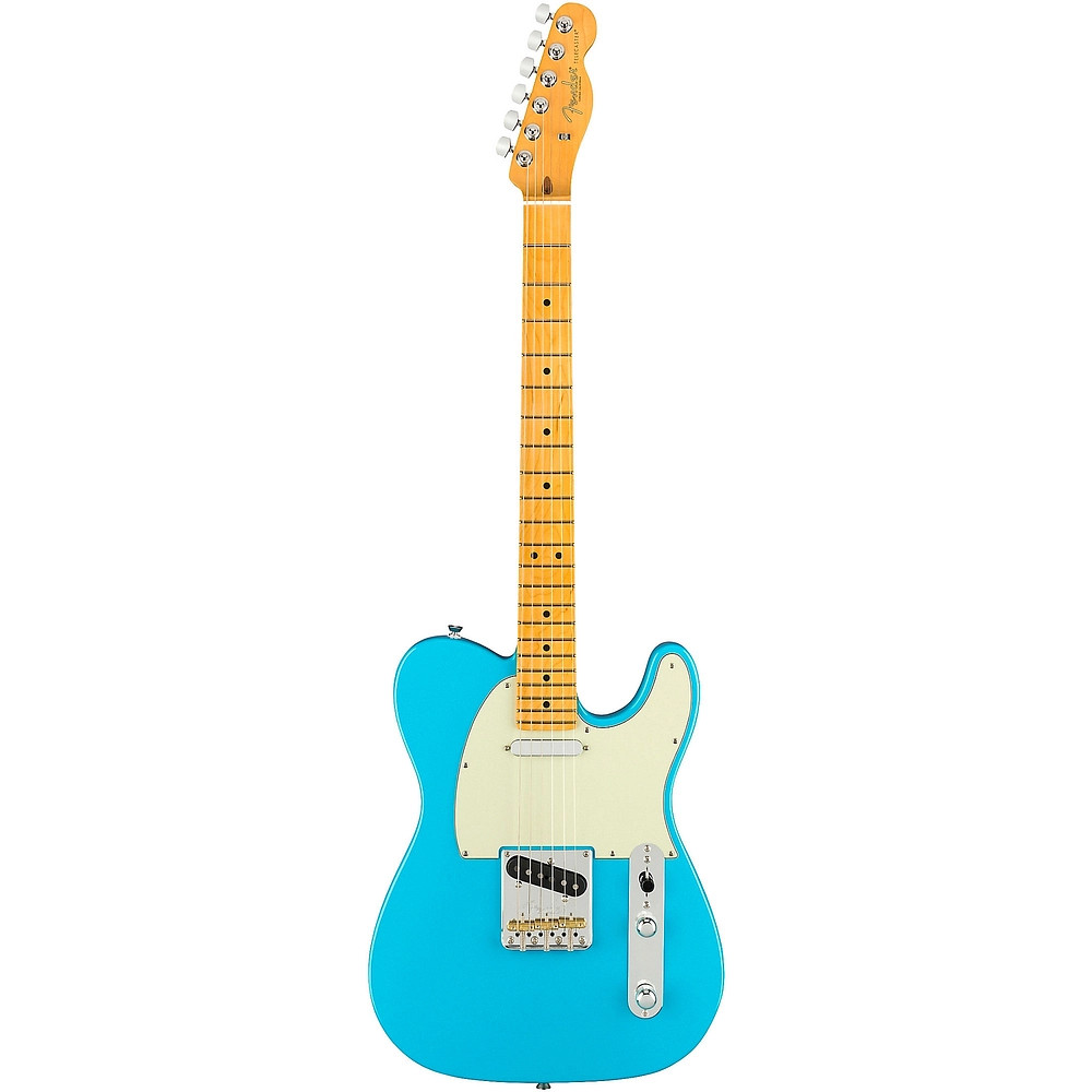 Fender American Professional II Telecaster Maple Fingerboard Guitar Miami Blue