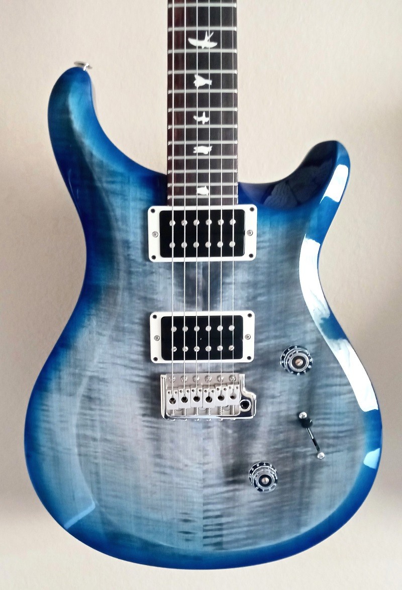 Paul Reed Smith PRS S2 Custom 24 Guitar Faded Gray Black Blue Burst New Auth Dlr