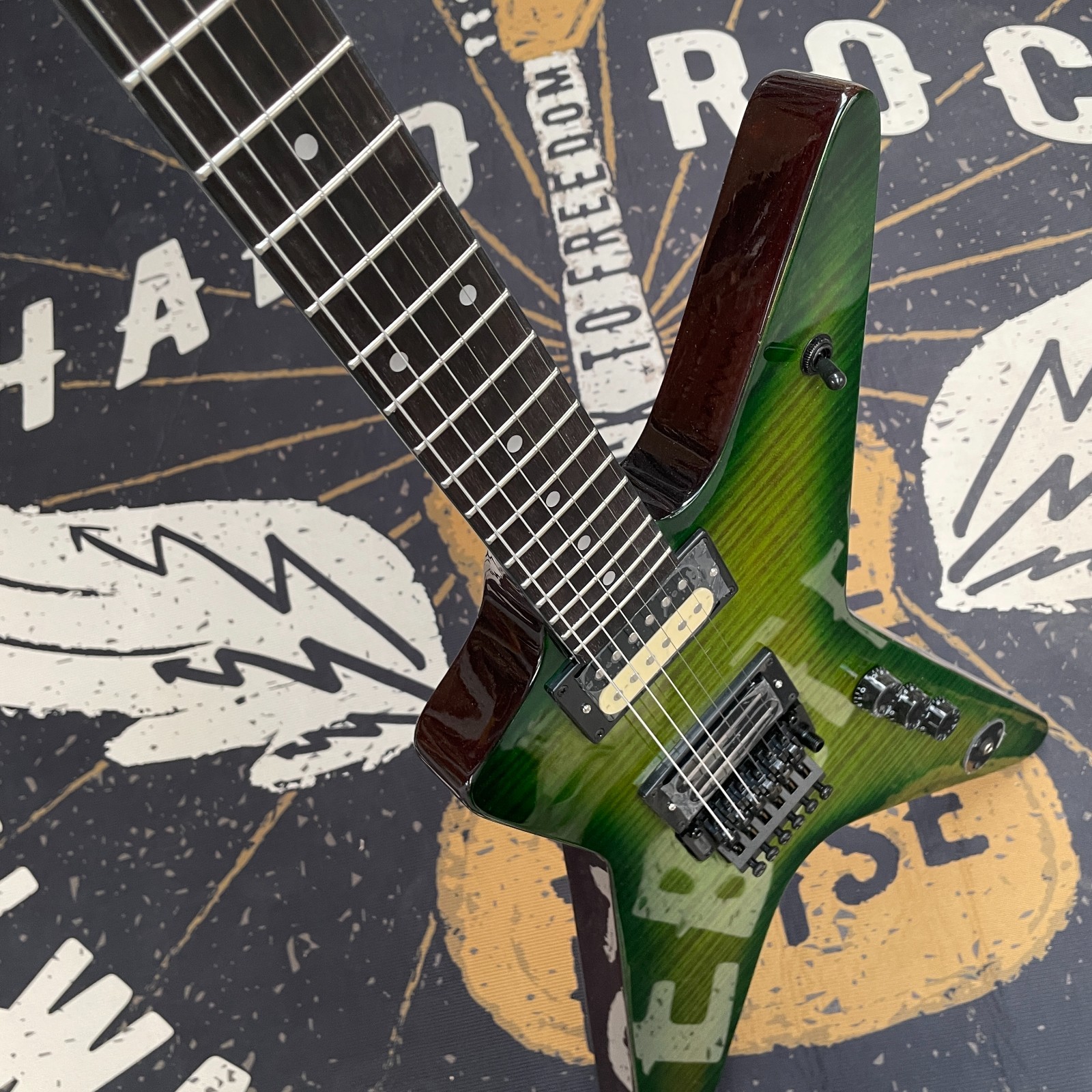 Dime Green Dean Electric Guitar 6 String send From China