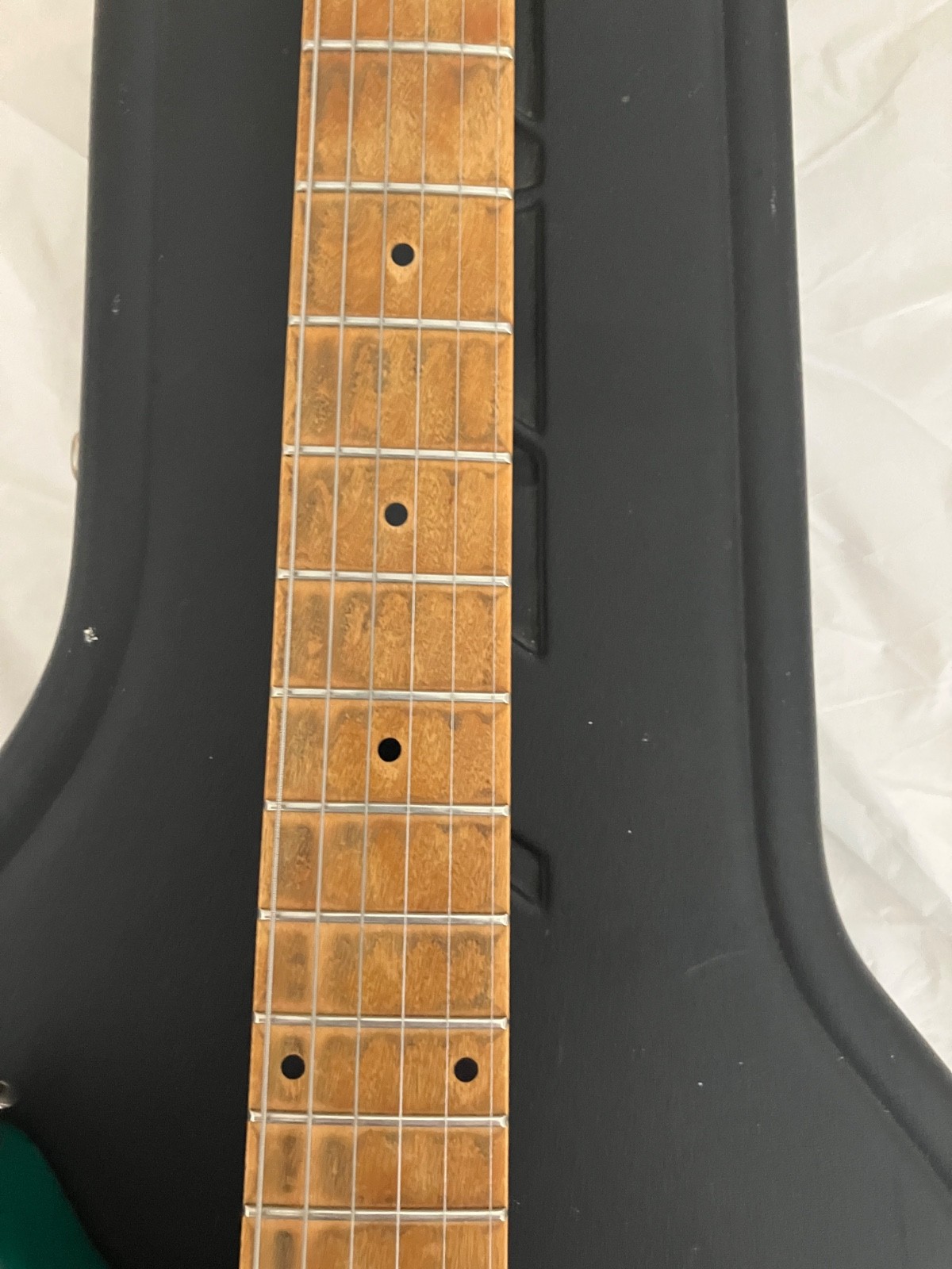 1998 Peavey USA Wolfgang Special With D-Tuna and original case. Refinished