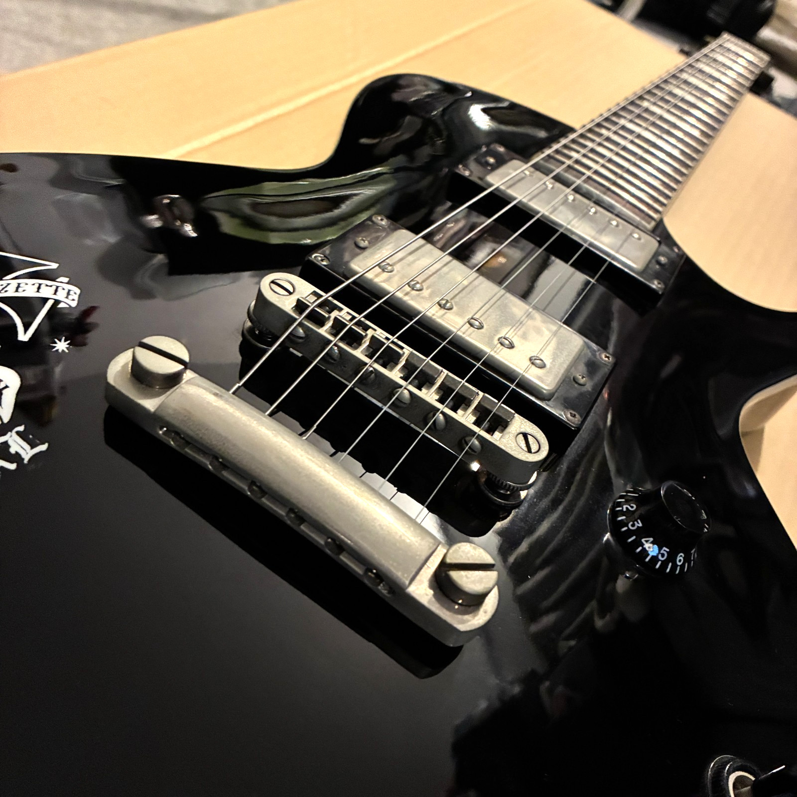 GrassRoots HELLION G-U-65 Black Gazette Uruha Vkei Gothic 2008 Rare Guitar Japan