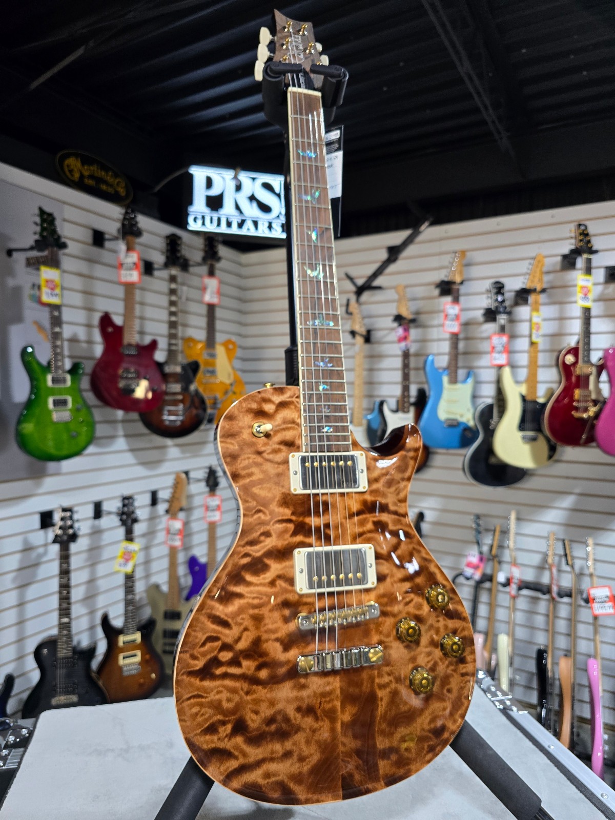 PRS Wood Library McCarty Singlecut 594 – Copperhead w/Paisley Case & PLEK*D #451