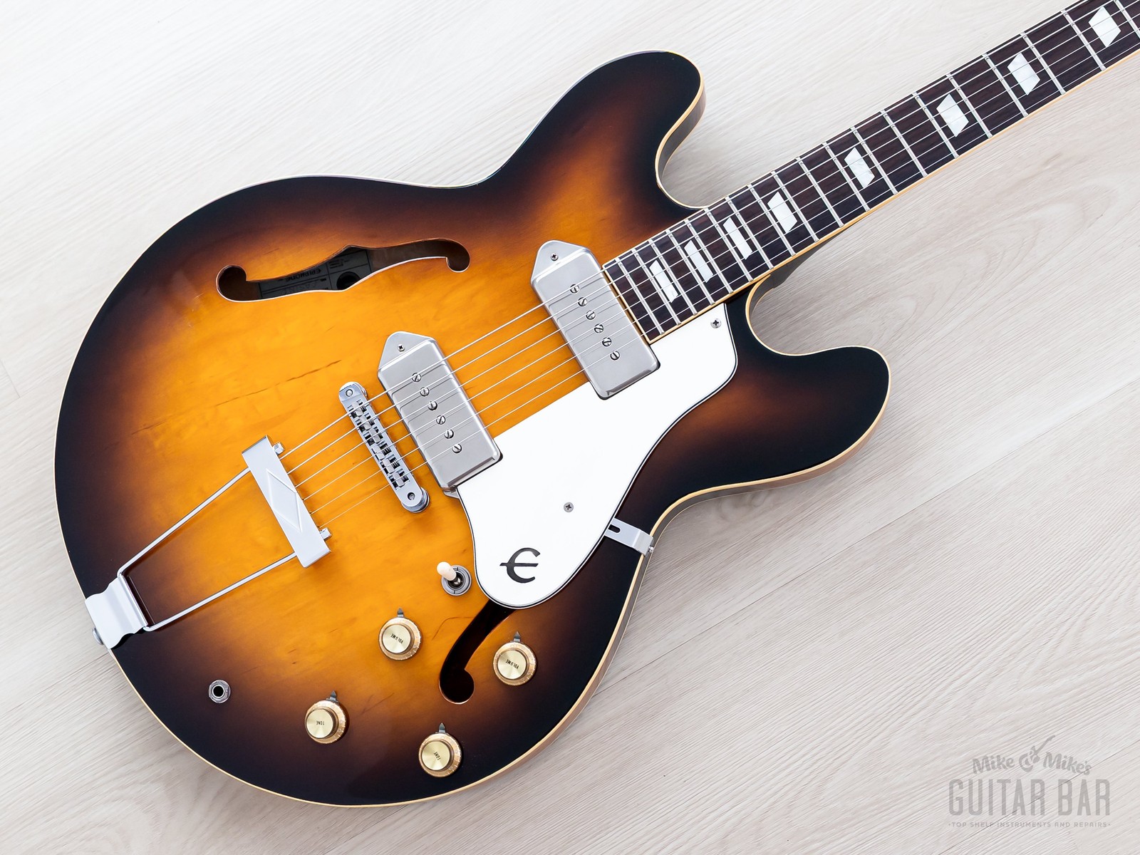 1980 Epiphone Casino Vintage Guitar Tobacco Sunburst Near-Mint, Matsumoku