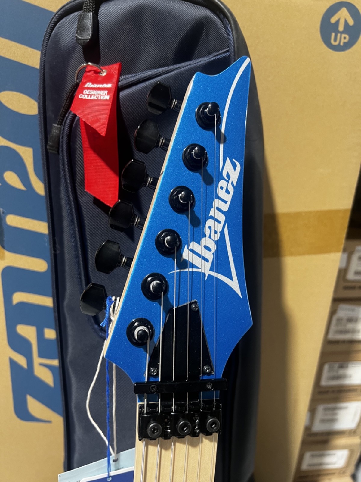 Ibanez Genesis Collection RG550 Electric Guitar – Electric Blue w/ Gig Bag