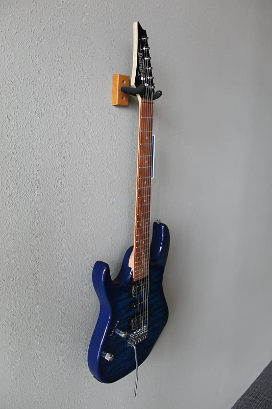 Brand New Ibanez Gio GRX70QAL Left Handed Electric Guitar – Transparent Blue