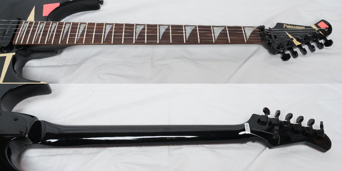 Electric Guitar Fernandes FR-120AV Whitesnake Vandenberg Signature 1988 Black