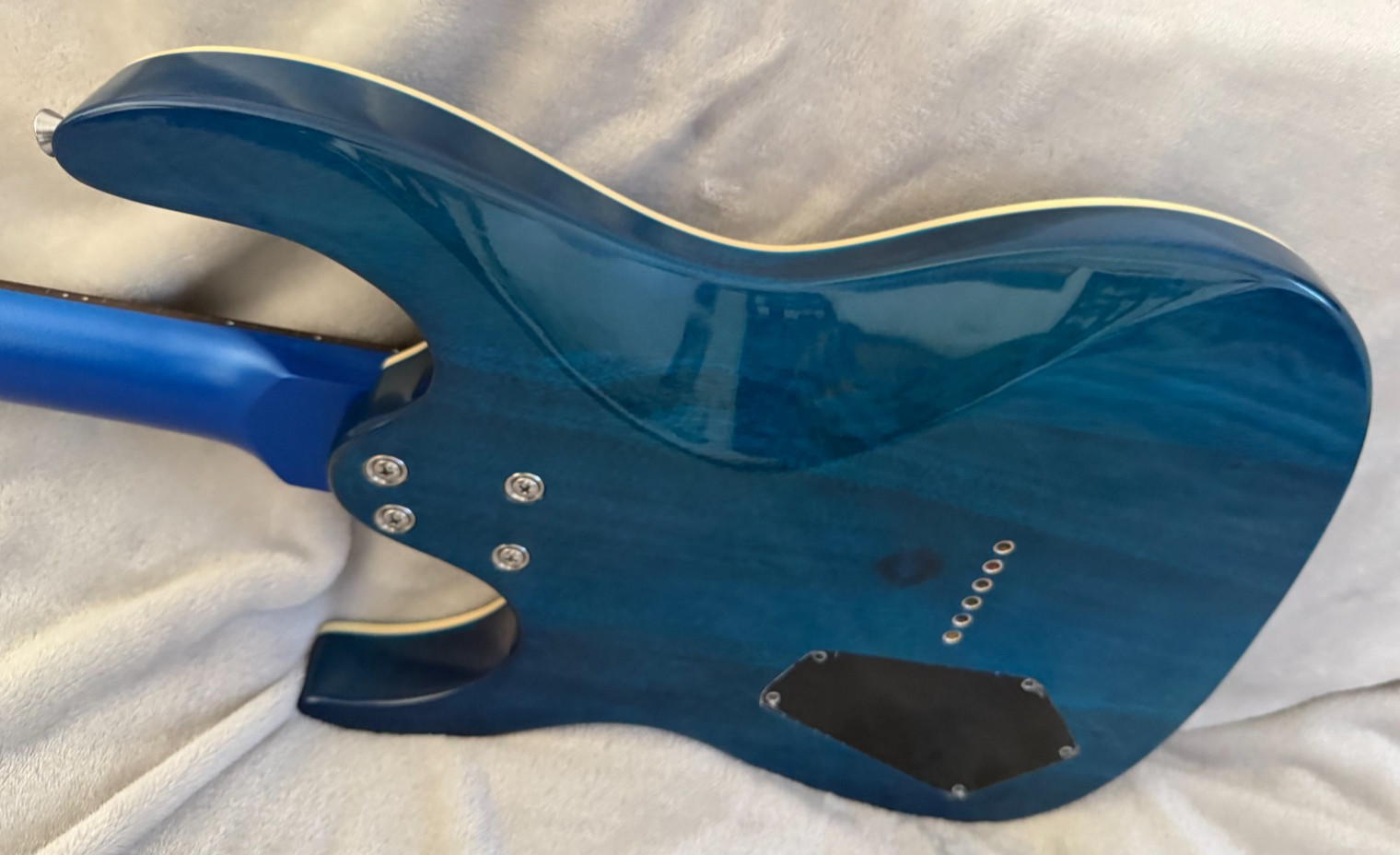 Ibanez Style Electric Guitar Built Hand Wound Pickups/ USA Stunning/ Video