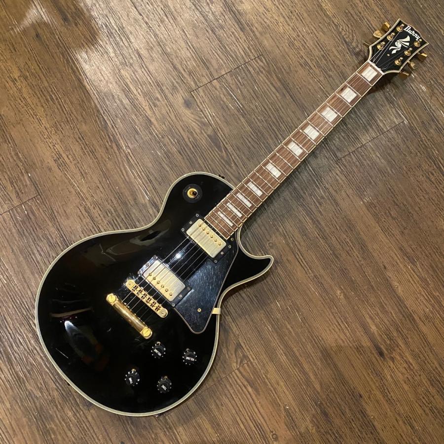 Used Burny Les Paul Type Electric Guitar Grun Sound-x250 Black Gold Color