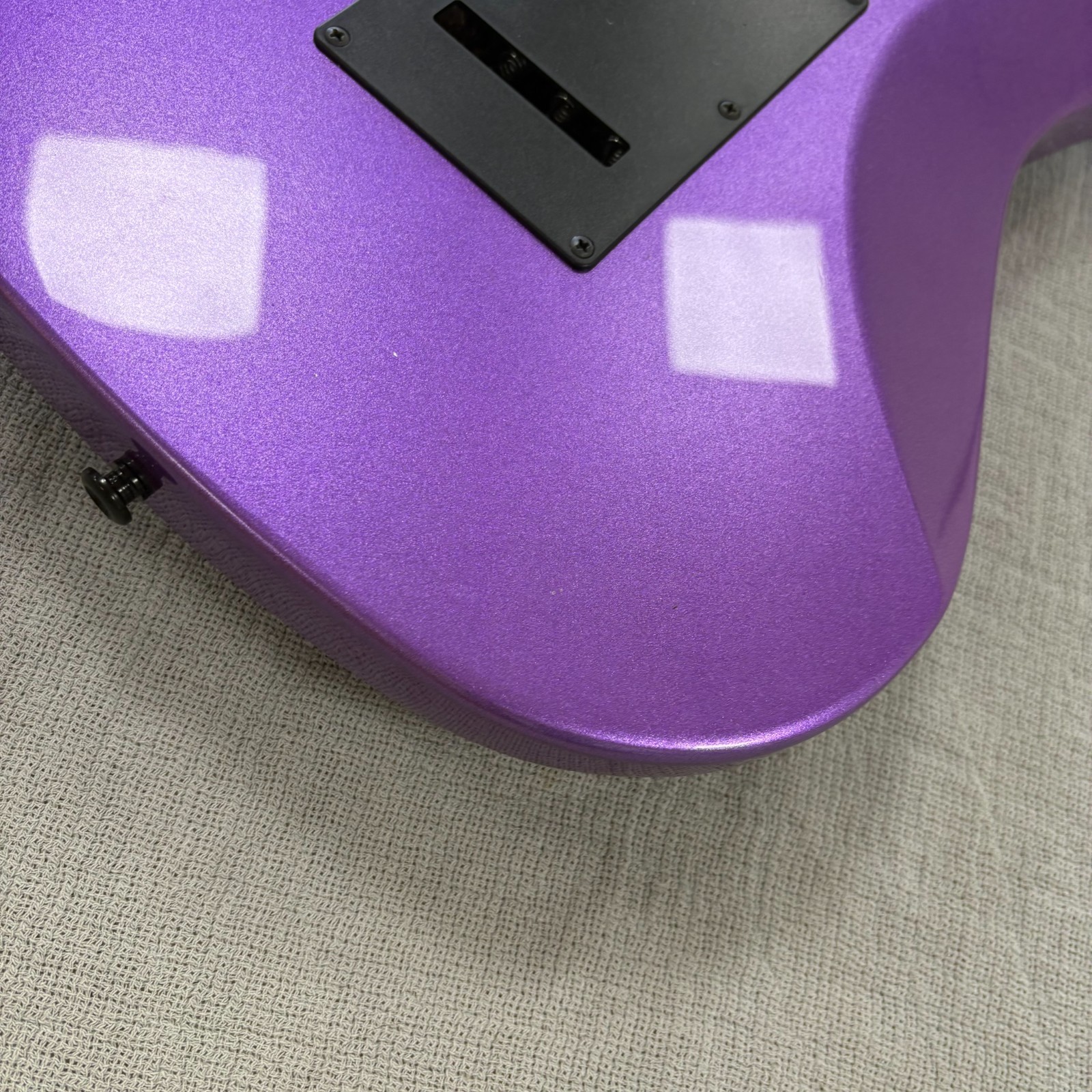 US Warehouse Purple Ouija Kirk Hammett Electric Guitar With Floyd Rose Tremolo