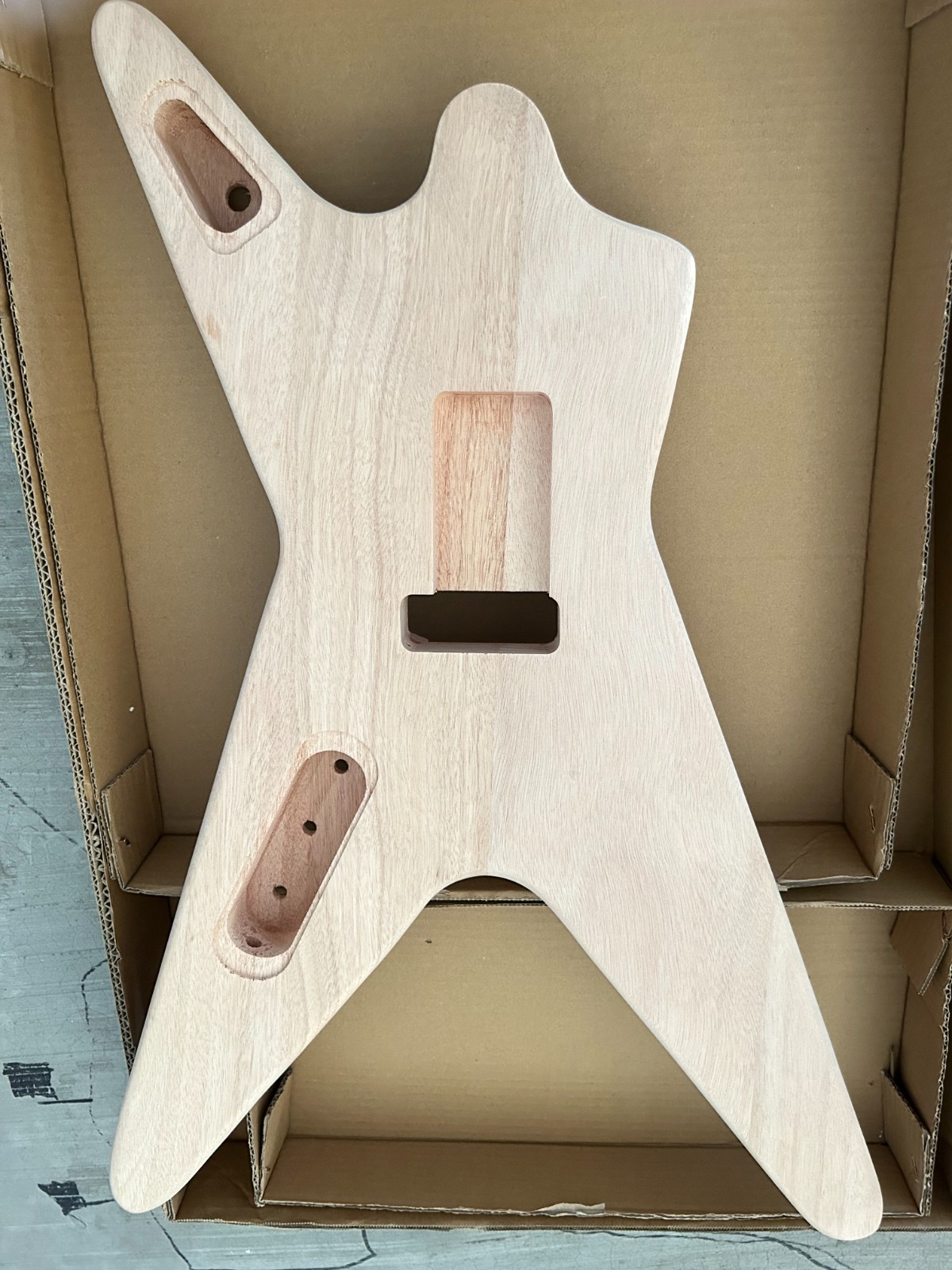 Diy Electric Guitar Kit Dimebag ML Style Mahogany Body Rosewood Fretboard