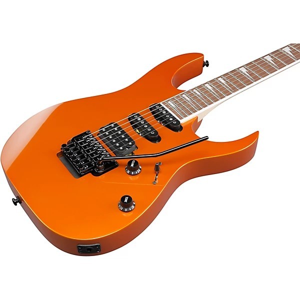 Ibanez RG460DX ROM Solid Body HSS Electric Guitar, Roadster Orange Metallic