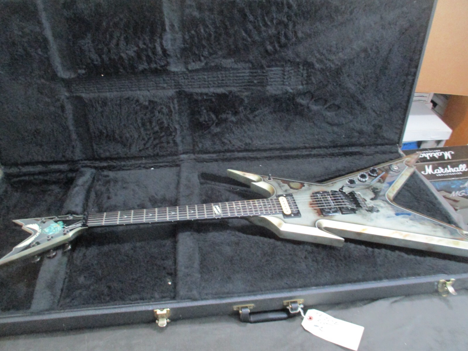 Dean USA Rust Razorback guitar from Dean’s custom shop