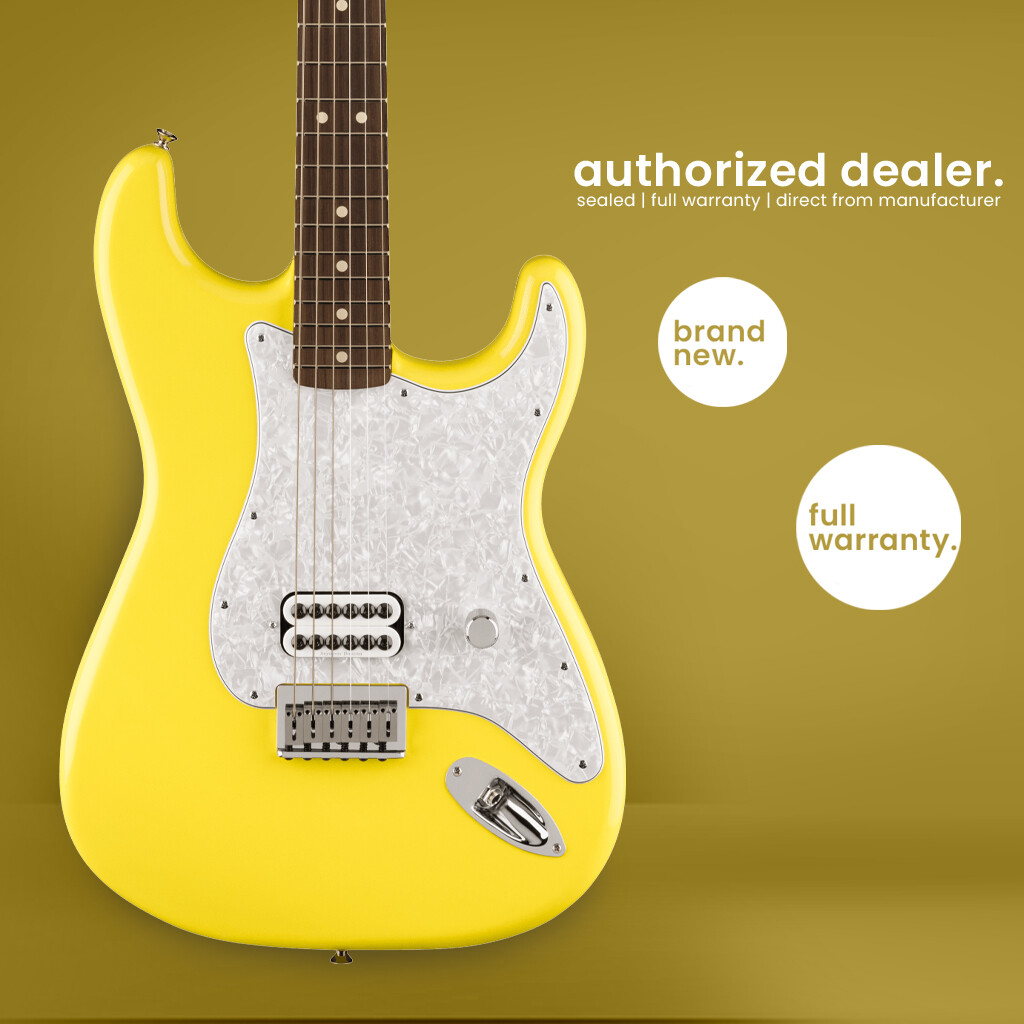 Fender Limited Edition – Tom Delonge Stratocaster – Graffiti Yellow
