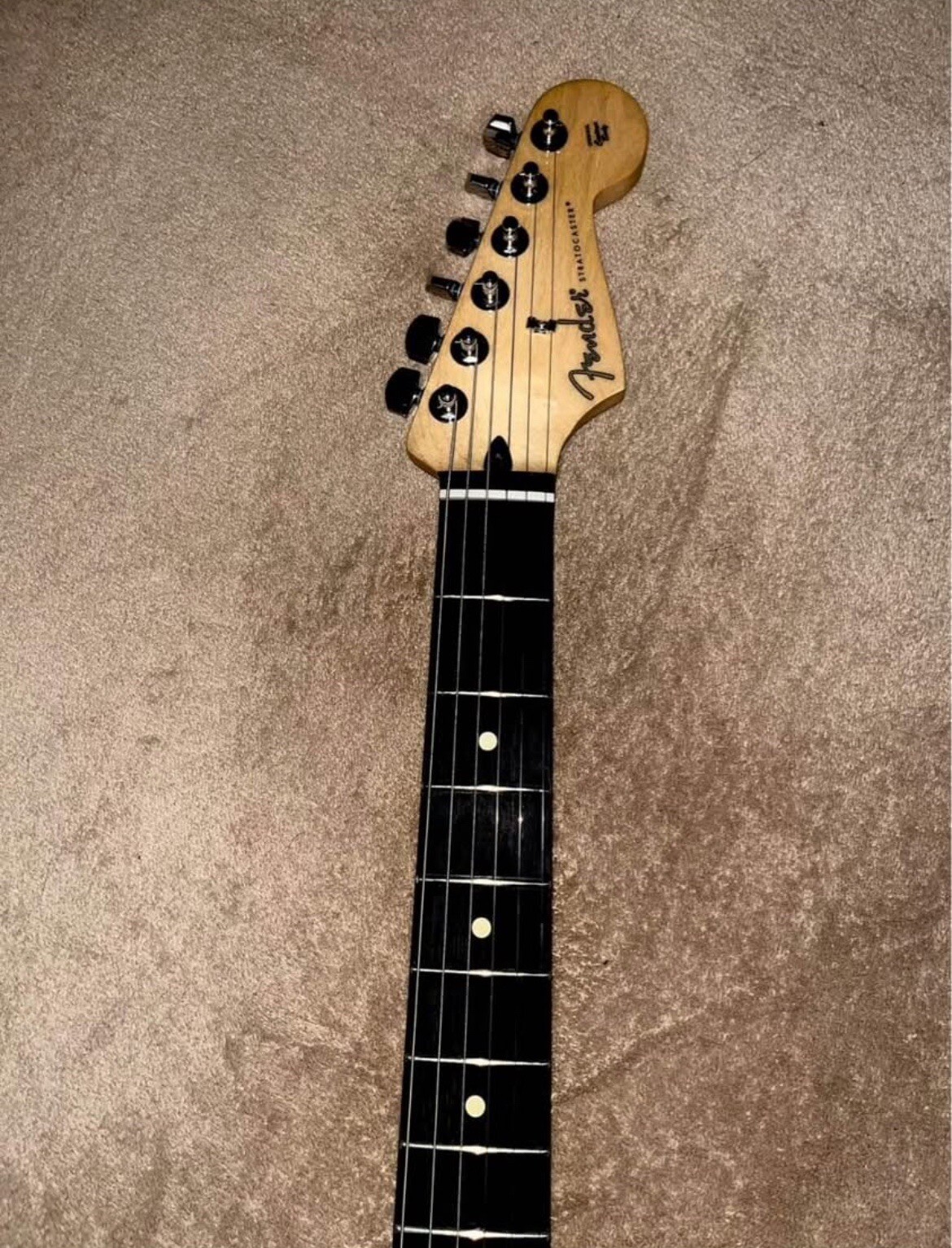 Neon Green Fender Player Stratocaster