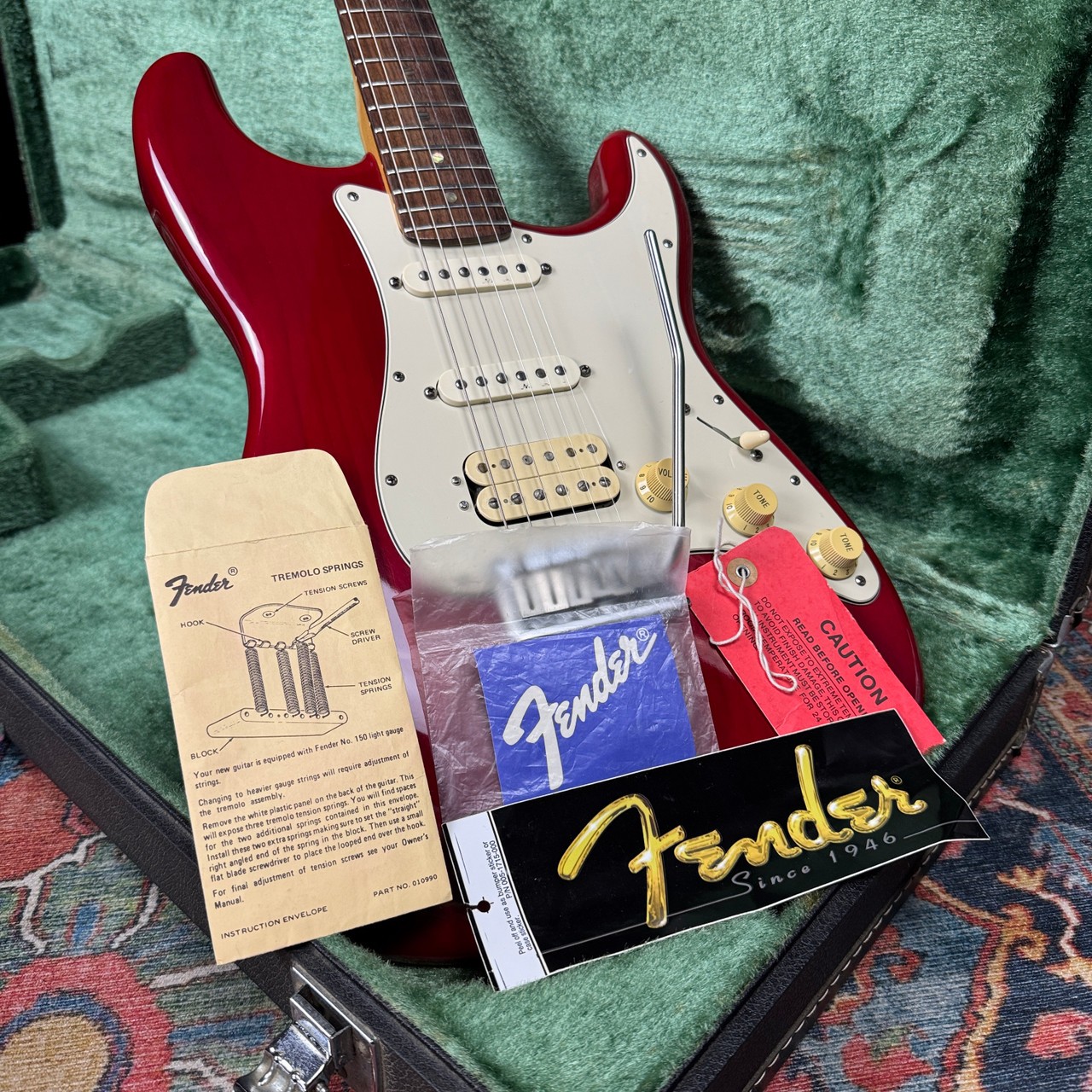 1998 Fender American Deluxe HSS Stratocaster w/Roller Nut & HSC