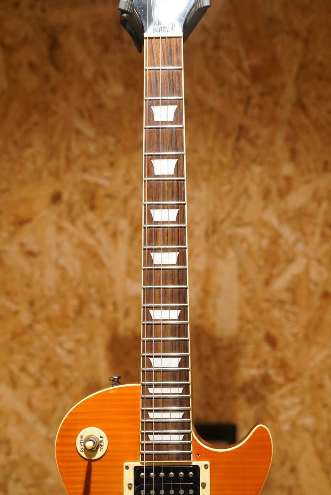 GrassRoots G-LPS HB Used Flame Maple Top Mahogany Back Body w/Soft Case