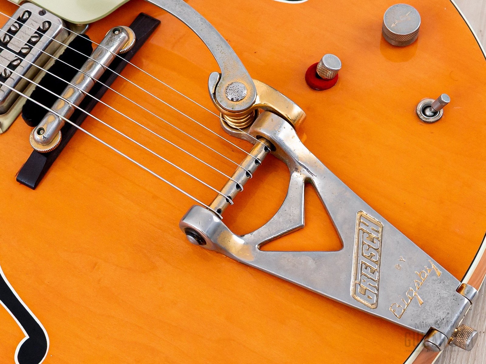 1964 Gretsch 6120 Chet Atkins Nashville Vintage Guitar Western Orange w/ Case