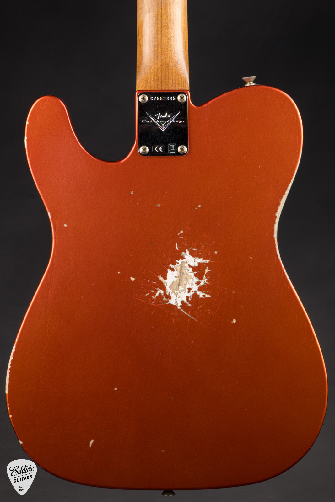Fender Custom Shop 1960 Tele Custom Relic – Super Aged Candy Tangerine #CZ552385