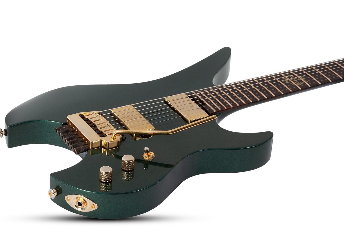 Schecter Synyster Gates Custom-7 TR Headless 7-String Oak Green Metallic B-Stock