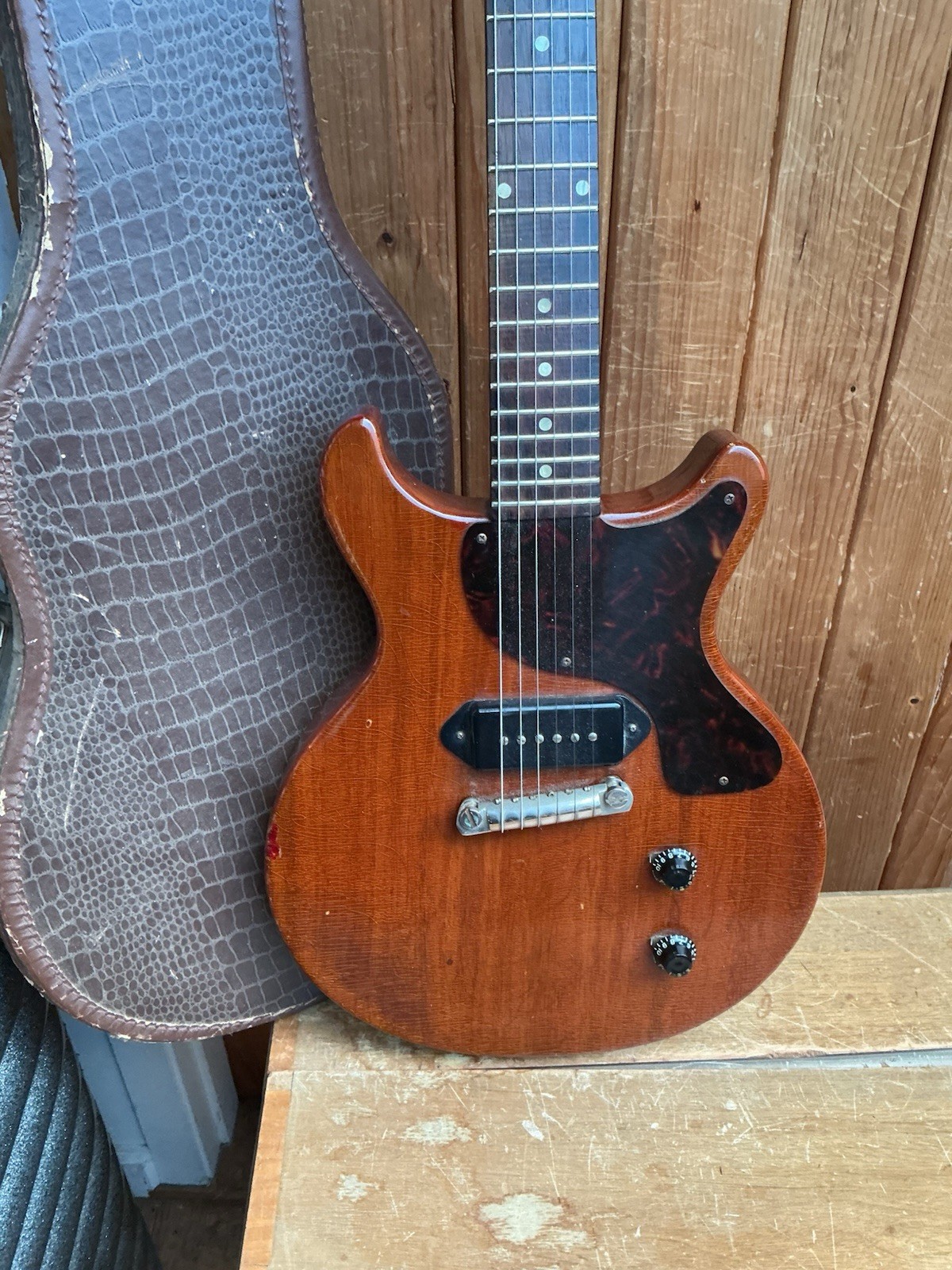 1959 Gibson Les Paul Junior Vintage ’59 Jr. Electric Guitar P-90 Pickup, Case