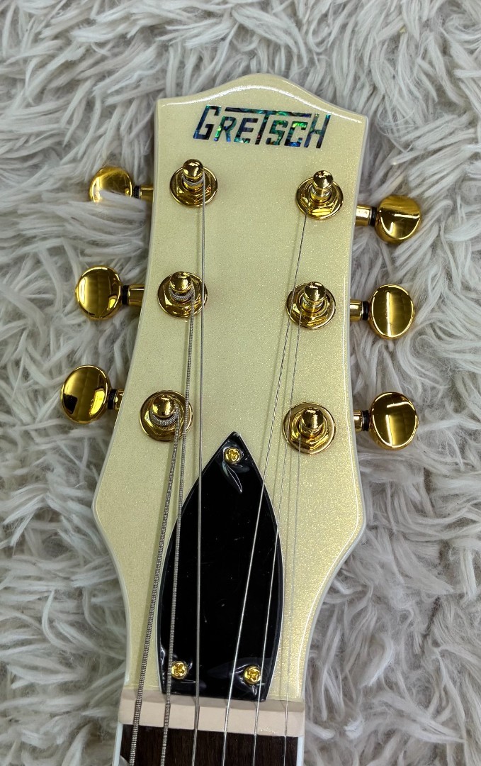 Gretsch Electromatic Pristine Limited Jet Electric Guitar w/Bigsby, White Gold